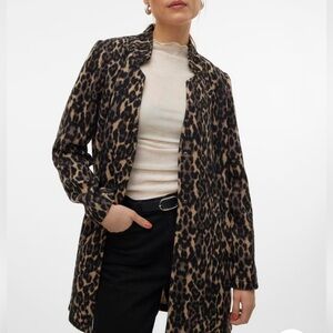 VERO MODA Between-Season Jacket 'VMKATRINE' in Chocolate, Cappuccino